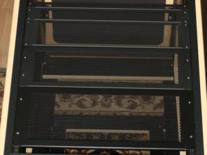 1/2ru Vented Rack Panel
